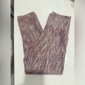 lululemon athletica Textured Leggings - Mauve and Taupe